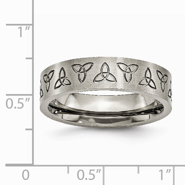 6MM Wedding Ring in Titanium