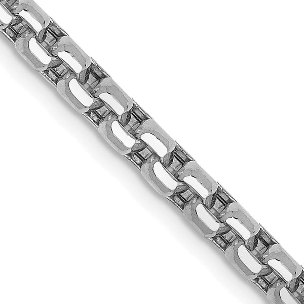 14KT White Gold 20" 3.6MM Box Chain