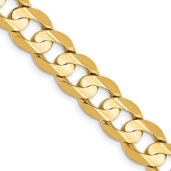 14KT Yellow Gold 20" 7.5MM Curb Chain