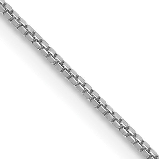 14KT White Gold 28-inch 0.7MM Box Chain