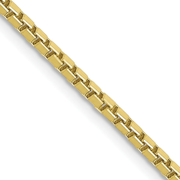 10KT Yellow Gold 20" 1.9MM Box Chain