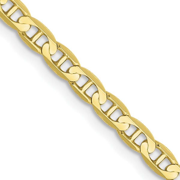 10KT Yellow Gold 16" 3MM Anchor Link Chain