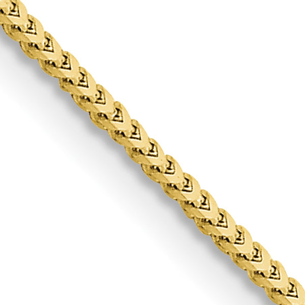 10KT Yellow Gold 16" 1.5MM Franco Chain