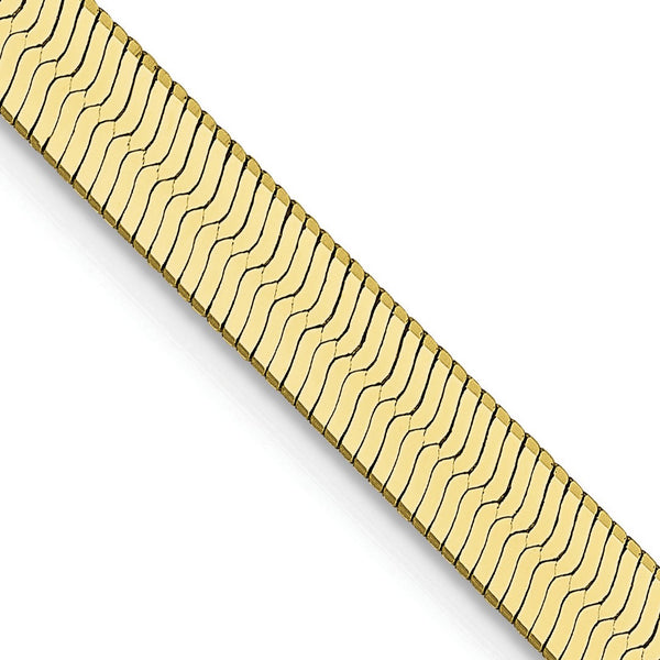 10KT Yellow Gold 18" 4MM Herringbone Chain