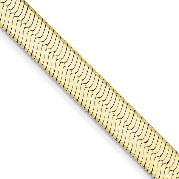 10KT Yellow Gold 18" 5.5MM Herringbone Chain