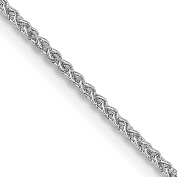 10KT White Gold 20" 1.25MM Spiga Link Chain