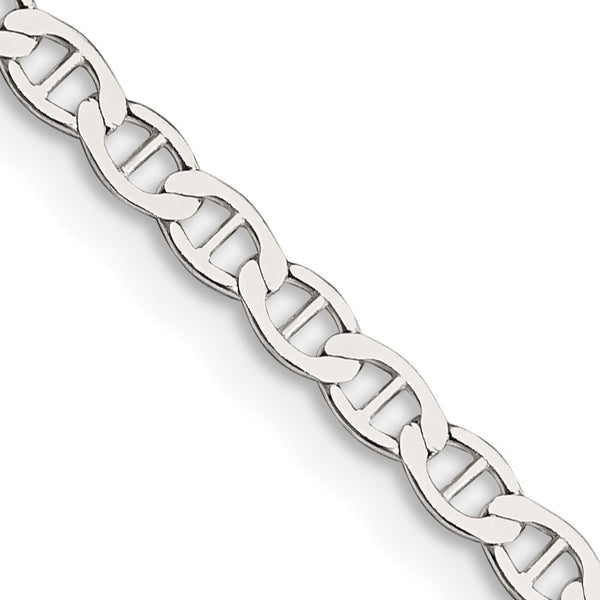 Sterling Silver 18" 3.1MM Anchor Link Flat Chain