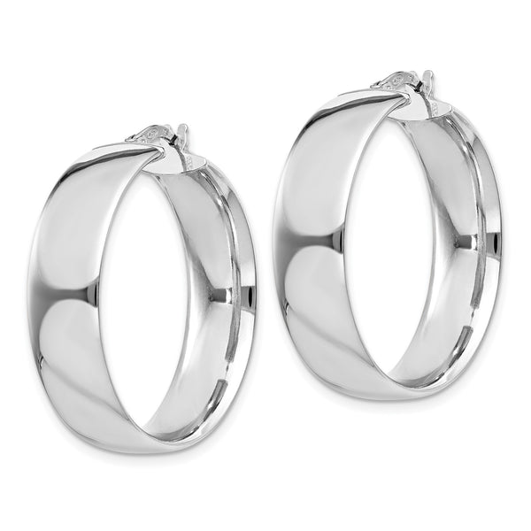 Sterling Silver 31MM Hoop Earrings