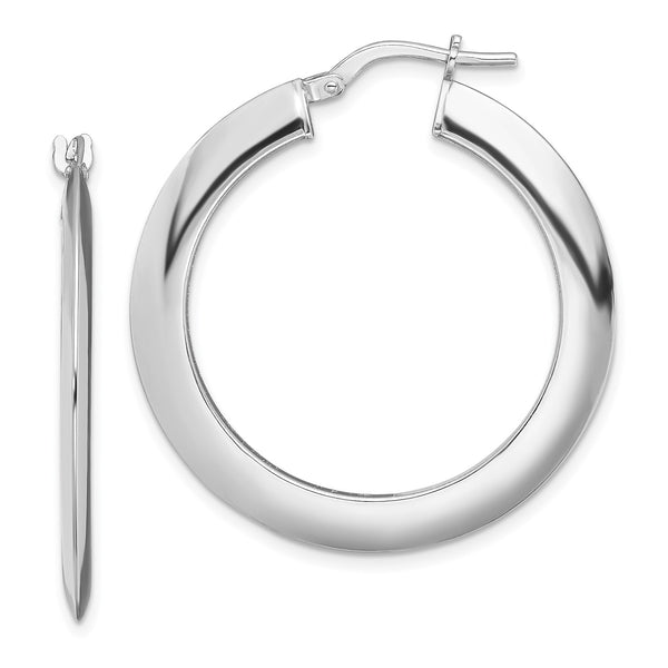 Sterling Silver 33MM Hoop Earrings