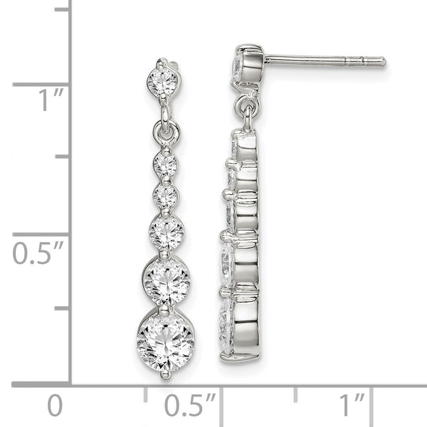 Sterling Silver Cubic Zirconia Earrings